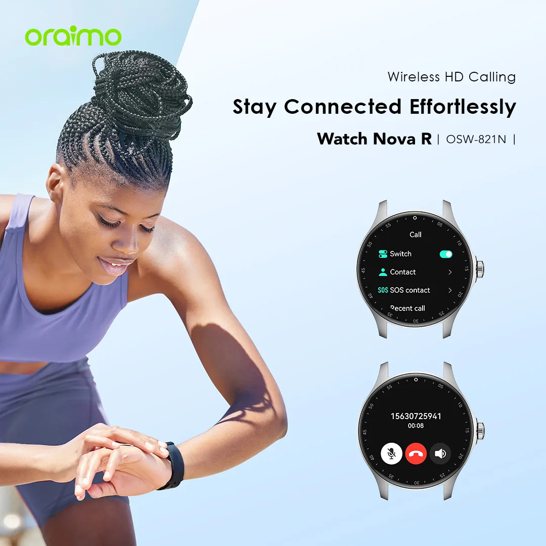 oraimo Watch Nova R 1.39'' Panda Glass IP68 Smart Watch OSW-821N 821n 6