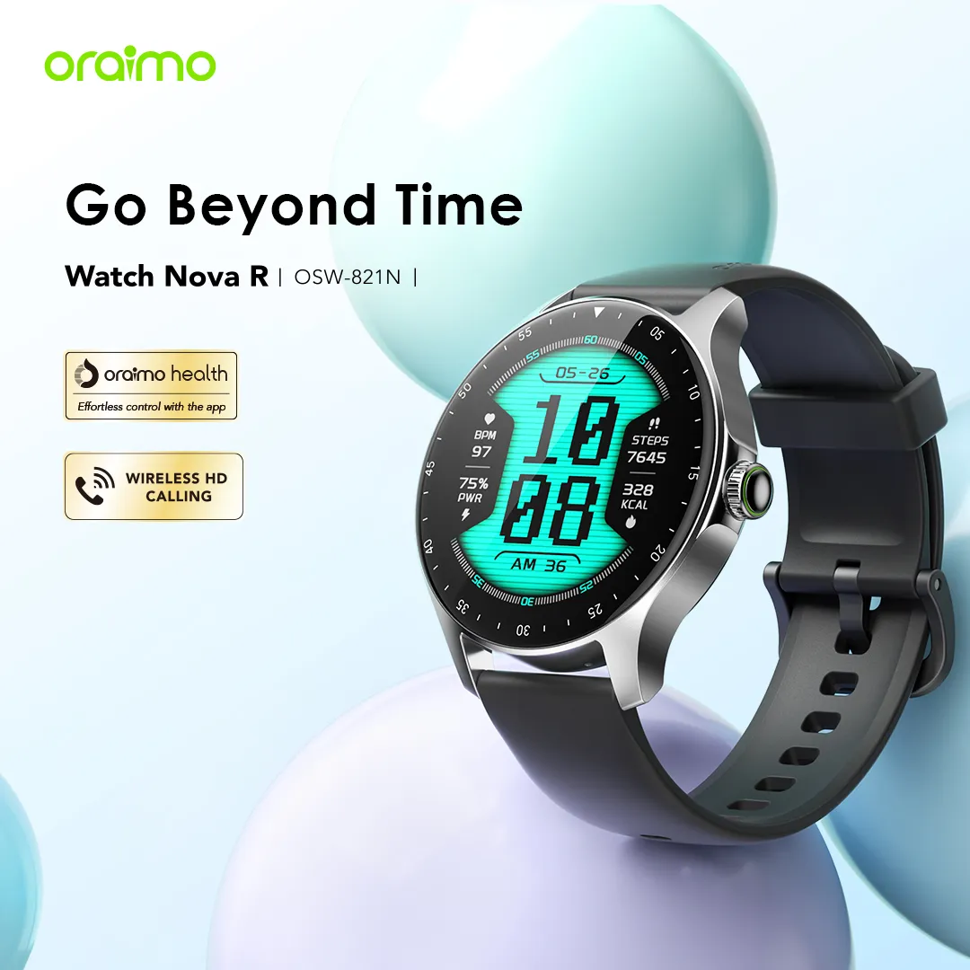 oraimo Watch Nova R 1.39'' Panda Glass IP68 Smart Watch OSW-821N 821n 9