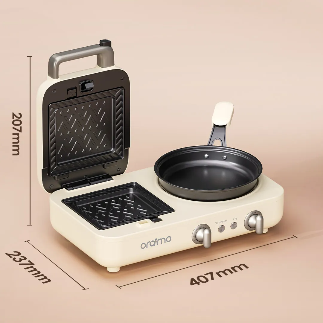 oraimo EasyBistro 2 in 1 Breakfast Station OBM-201A EASYBRISTO BREAKFAST MAKER OBM 201A 2