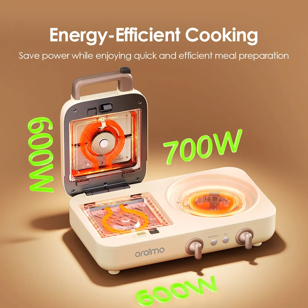 oraimo EasyBistro 2 in 1 Breakfast Station OBM-201A EASYBRISTO BREAKFAST MAKER OBM 201A 5