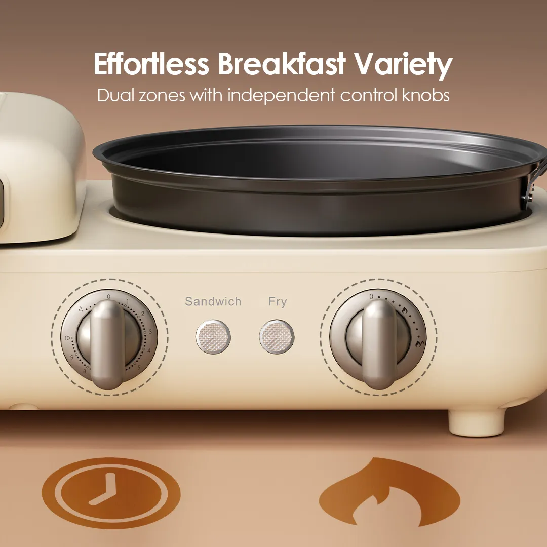oraimo EasyBistro 2 in 1 Breakfast Station OBM-201A EASYBRISTO BREAKFAST MAKER OBM 201A 6