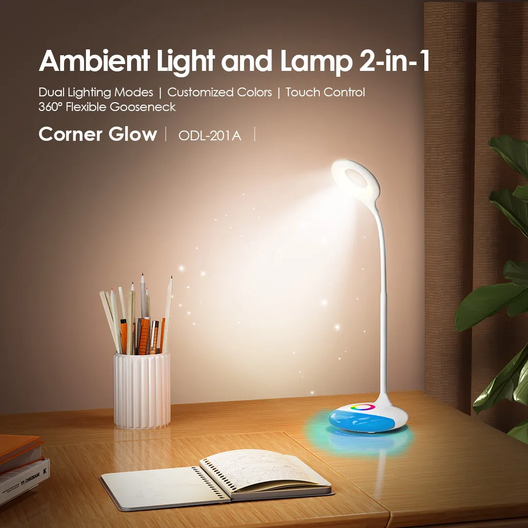oraimo Corner Glow 5W RGB Ambient Light Desktop Lamp ODL-201A ODL 201A 1