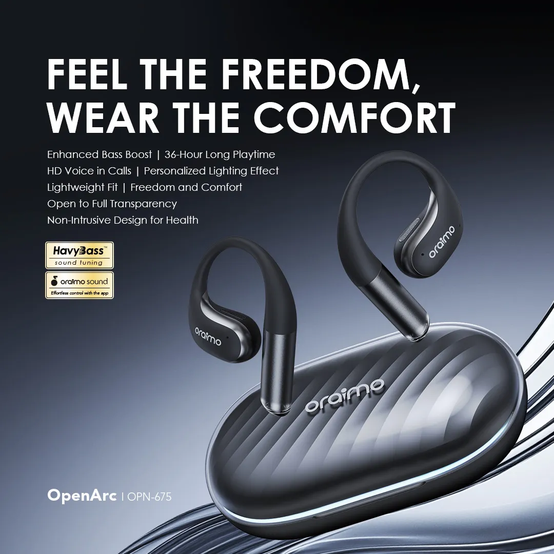 oraimo OpenArc Open-Ear Wireless Earphones OPN-675 OPN 675 1080 B1