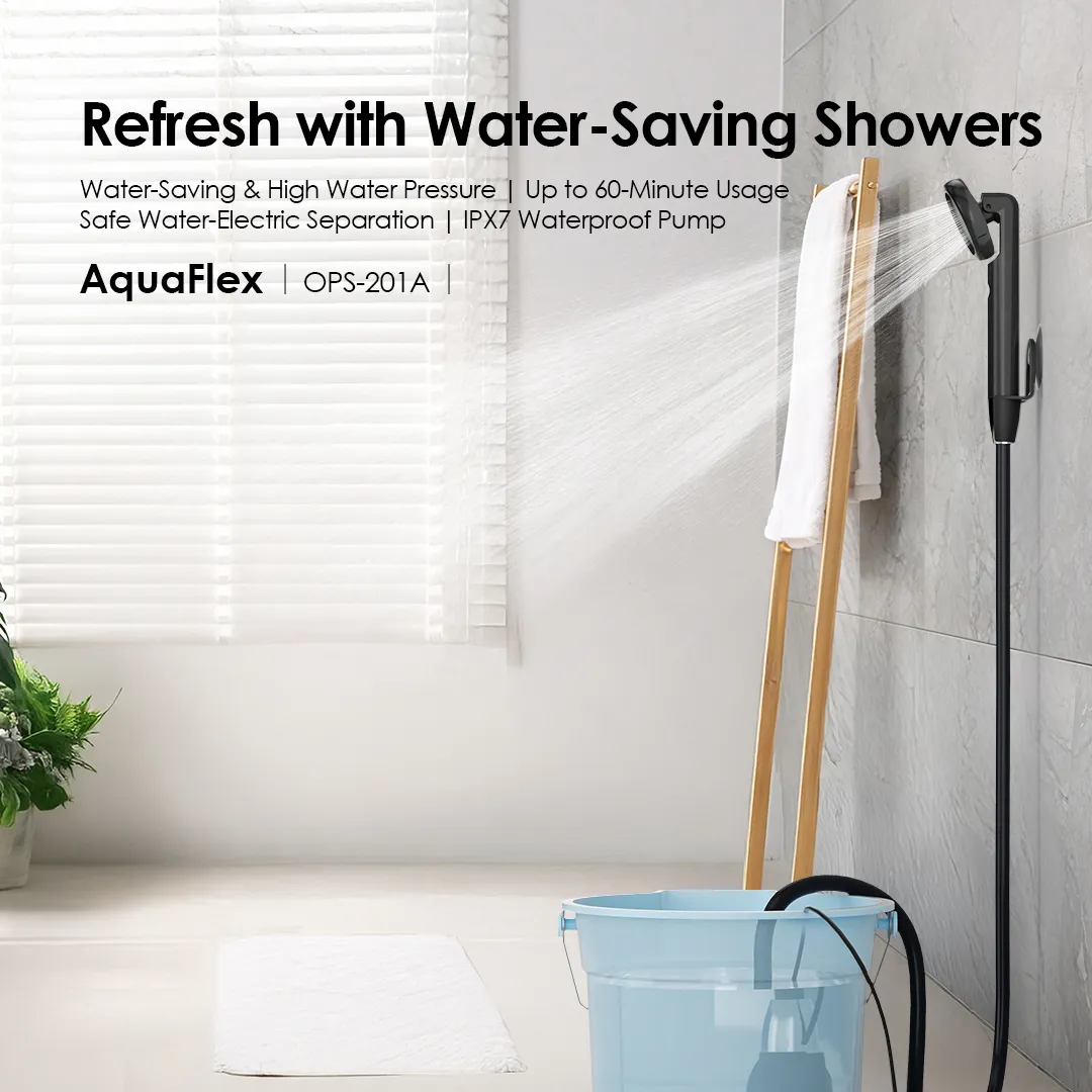 OPS 201A AquaFlex Portable Shower High Pressure