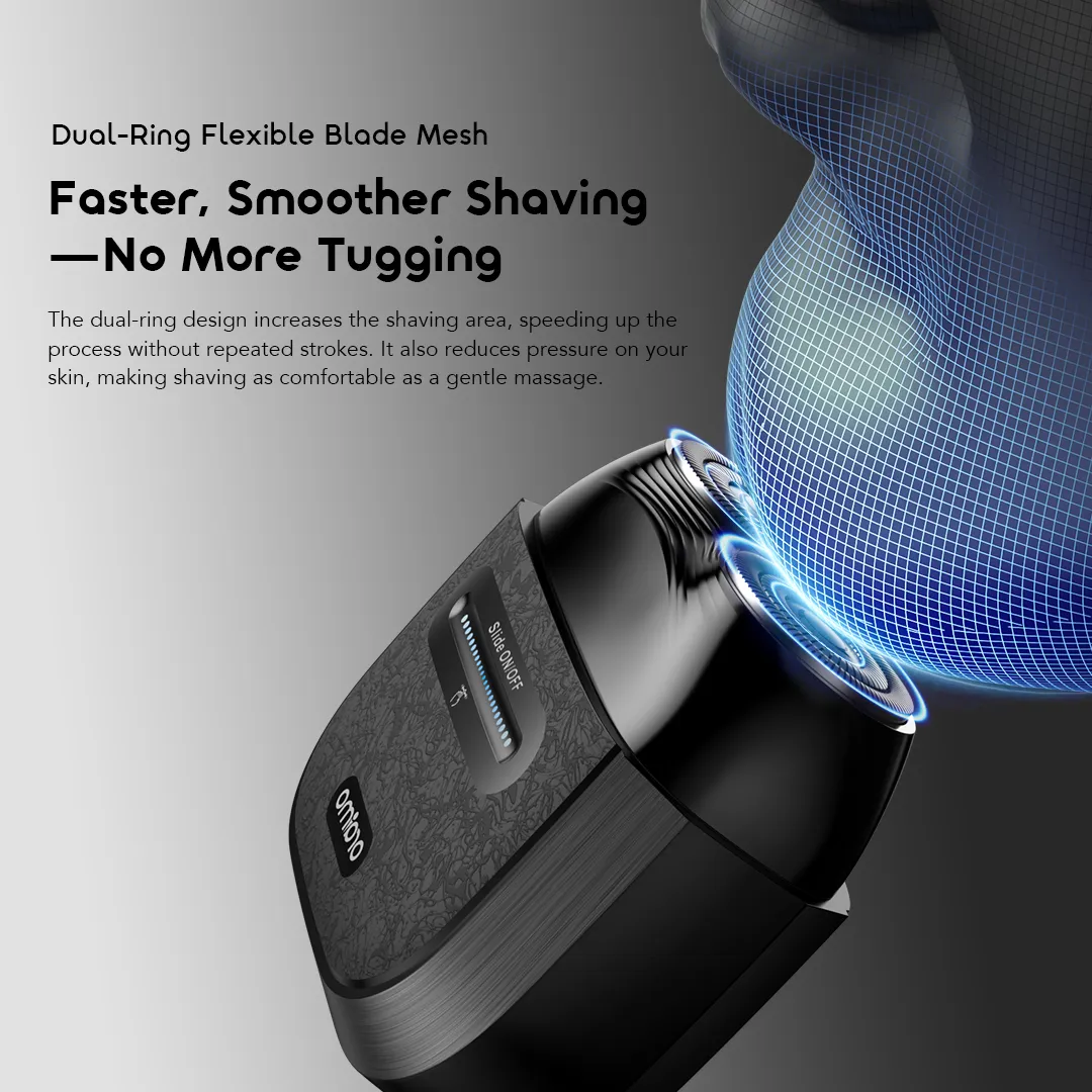 oraimo GoShave Multi-Functional Shaver ORS-210N ORAIMO ORS 201N Dual Ring Flexible Blade Mesh