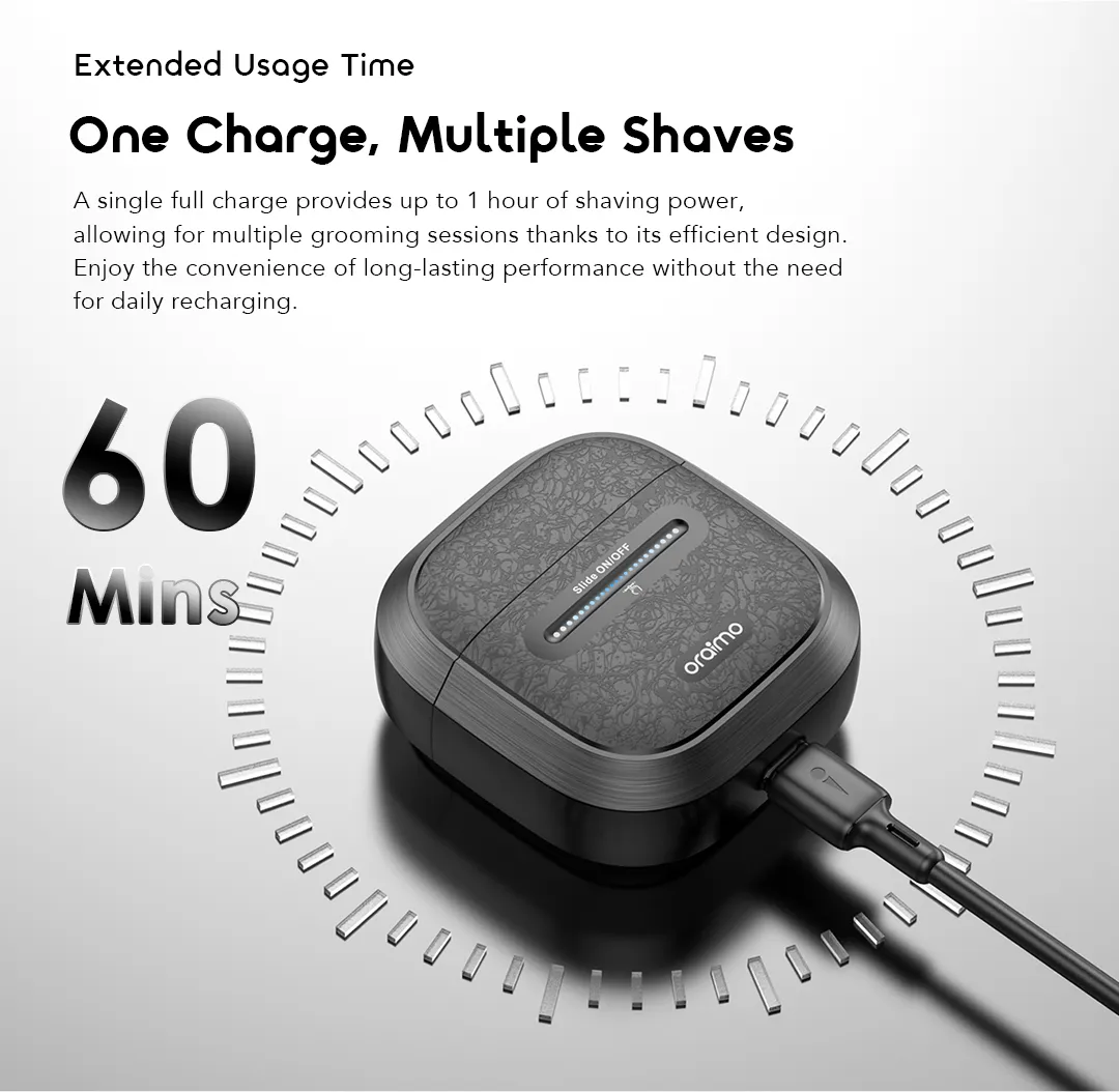 oraimo GoShave Multi-Functional Shaver ORS-210N ORAIMO ORS 201N Extended Usage Time