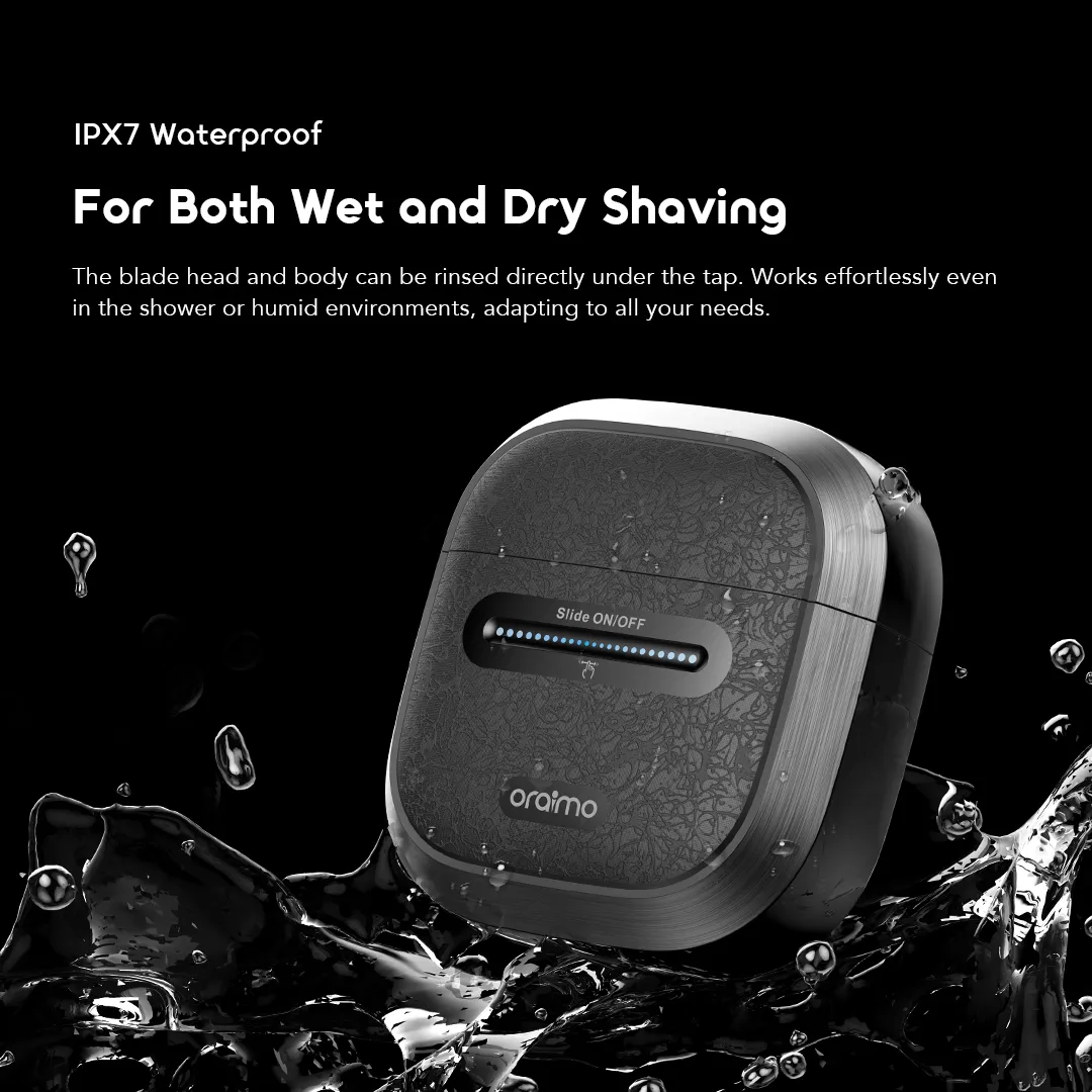 oraimo GoShave Multi-Functional Shaver ORS-210N ORAIMO ORS 201N IPX7Waterproof