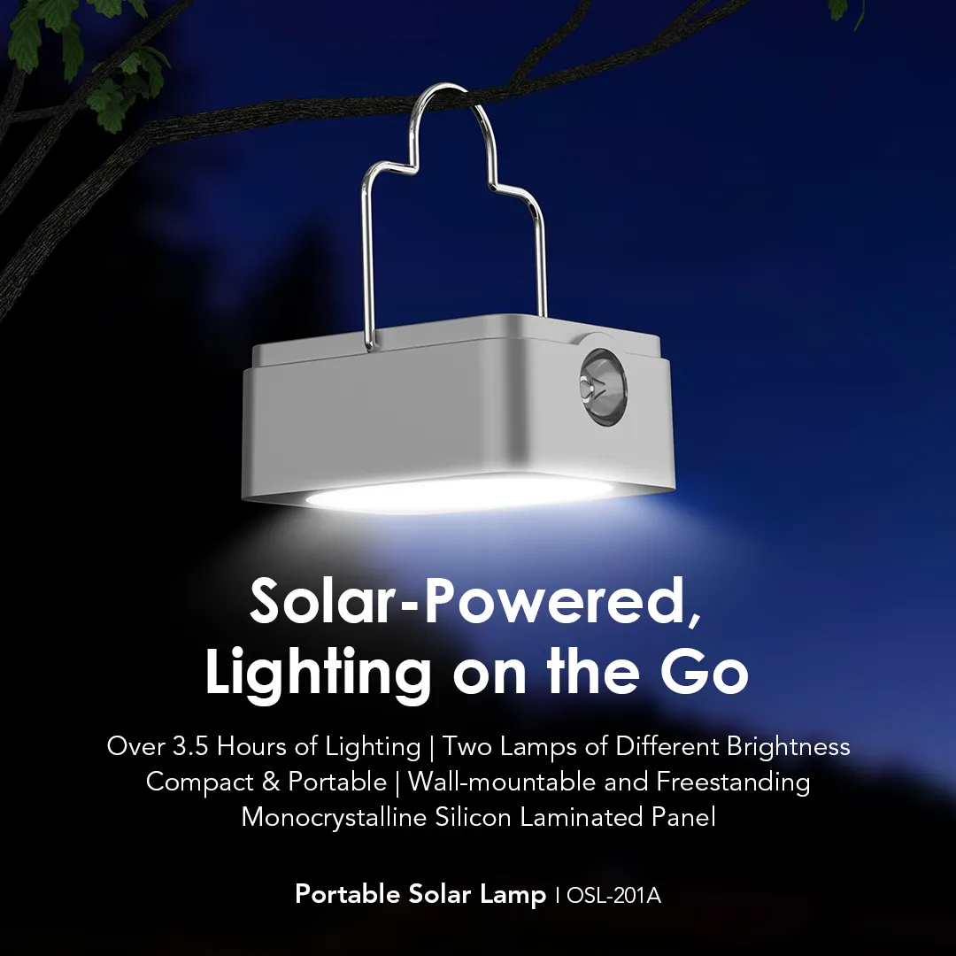 oraimo SmartLamp Solar 2Pcs 450mAh Smart Lamp Solar OSL-201A OSL 201A A1 1