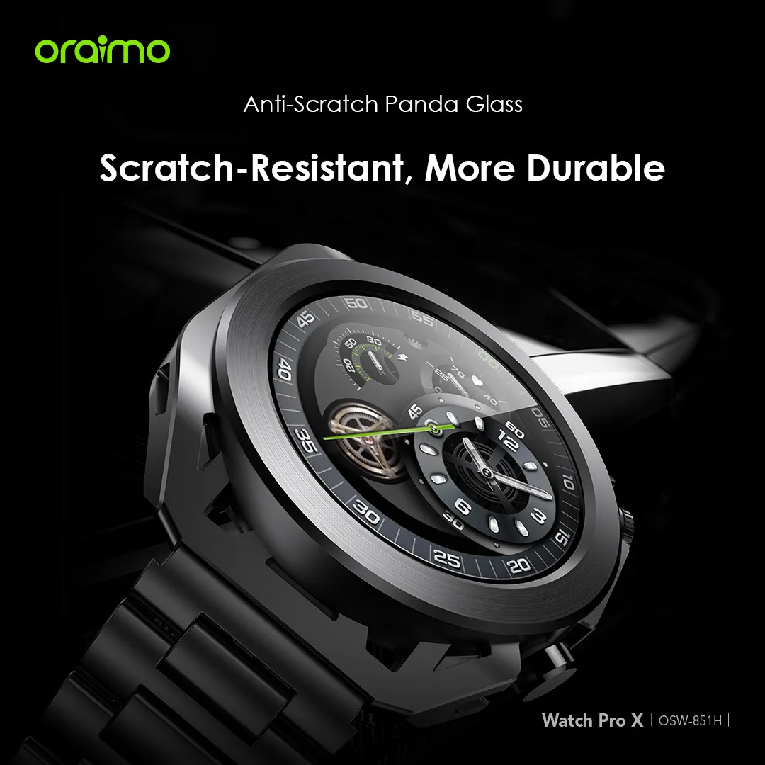 oraimo Watch Pro X 1.43'' Amoled IP68 Smart Watch with 2 Replaceable Watch Cases & Straps OSW-851H OSW 851H FB 6