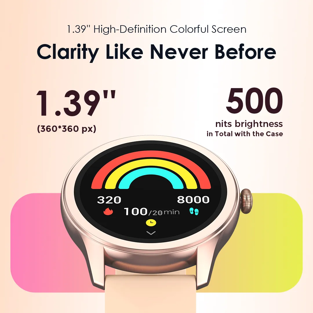 oraimo Watch 2R Colorful 1.39" TFT IP68 Smart Watch OSW-30-2 SMART WATCH 2R OSW 30 3 HD SCREEN