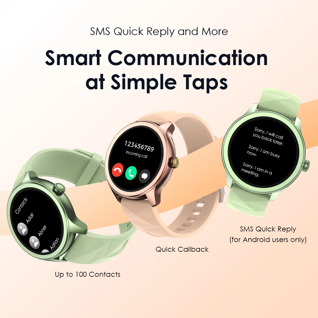 oraimo Watch 2R Colorful 1.39" TFT IP68 Smart Watch OSW-30-2 SMART WATCH 2R OSW 30 6 QUICK REPLY