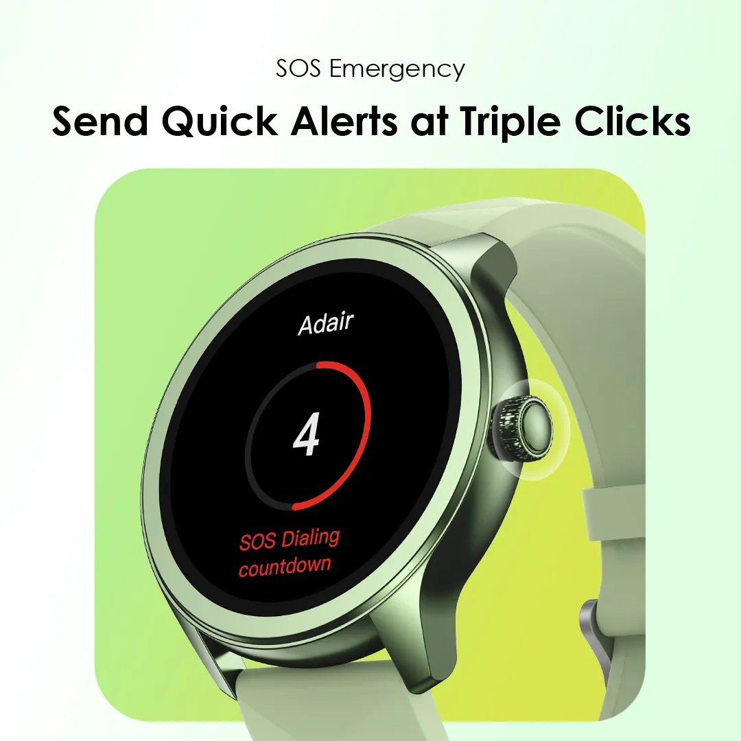 oraimo Watch 2R Colorful 1.39" TFT IP68 Smart Watch OSW-30-2 SMART WATCH 2R OSW 30 7 SOS EMERGENCY