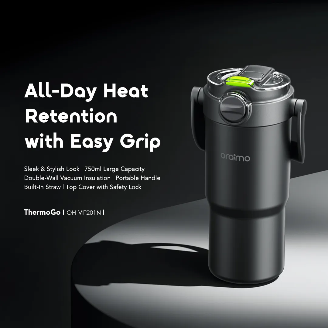 oraimo ThermoGo 750ml Stainless Steel Insulated Thermos OH-VIT201N Vacuum Thermos Cup OH VIT201N 1