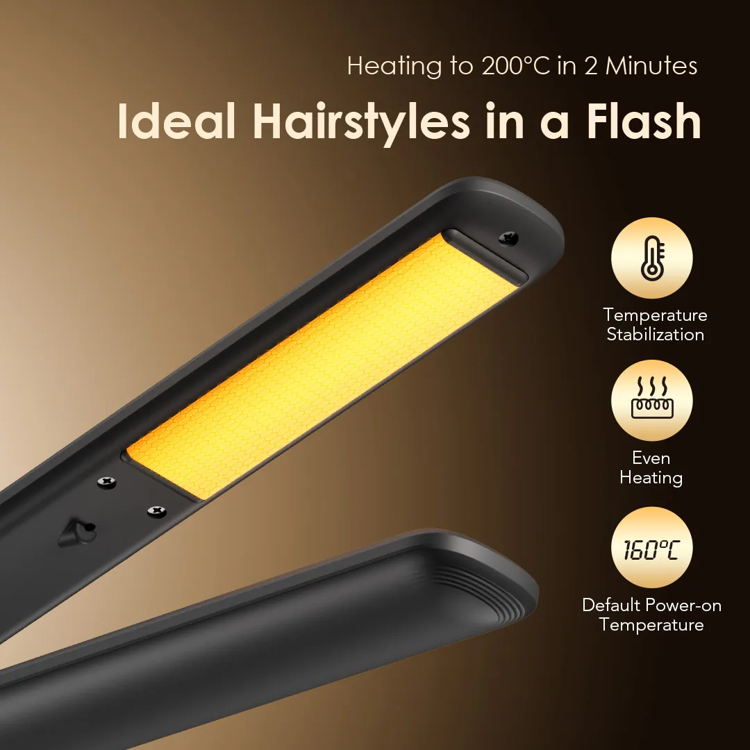 oraimo SleekLine 2-in-1 Hair Styler OPC-HS2N hair straightener sleekline opc hs2n 2 fast heating