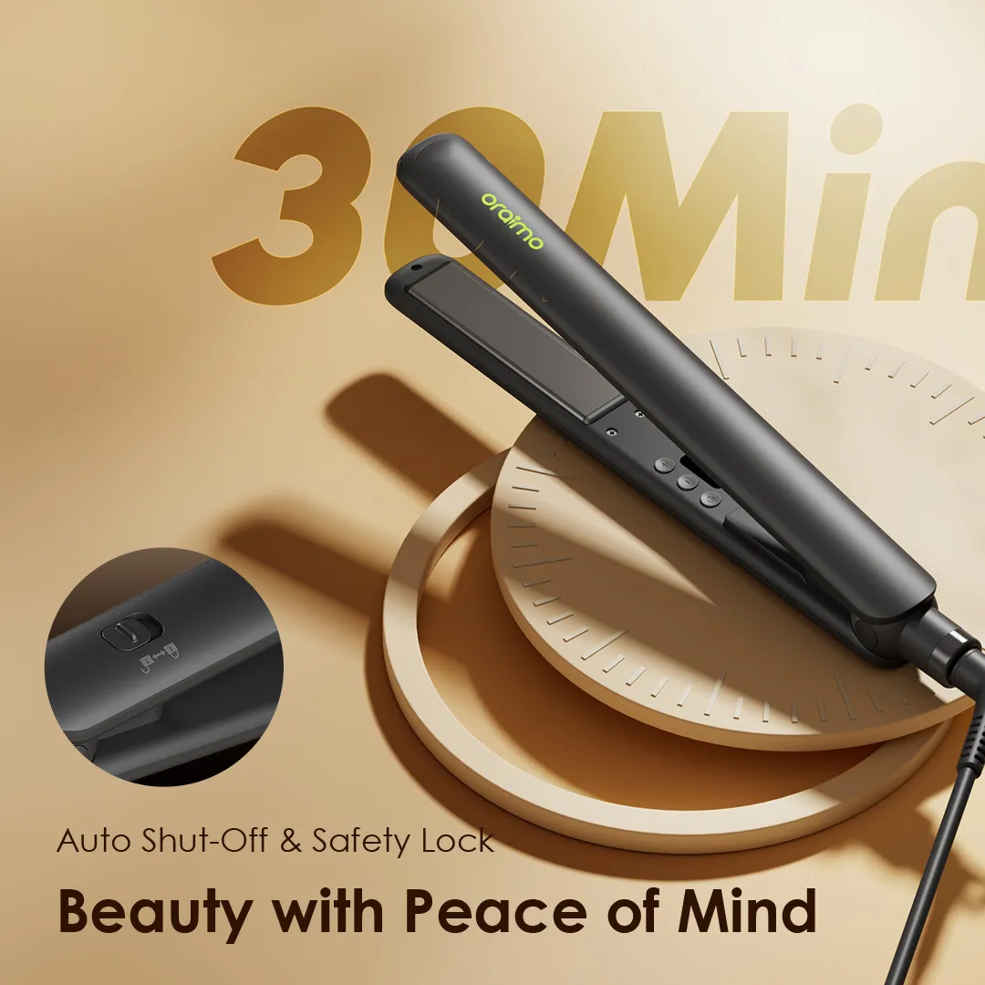 oraimo SleekLine 2-in-1 Hair Styler OPC-HS2N hair straightener sleekline opc hs2n 7 auto shut off and safety lock