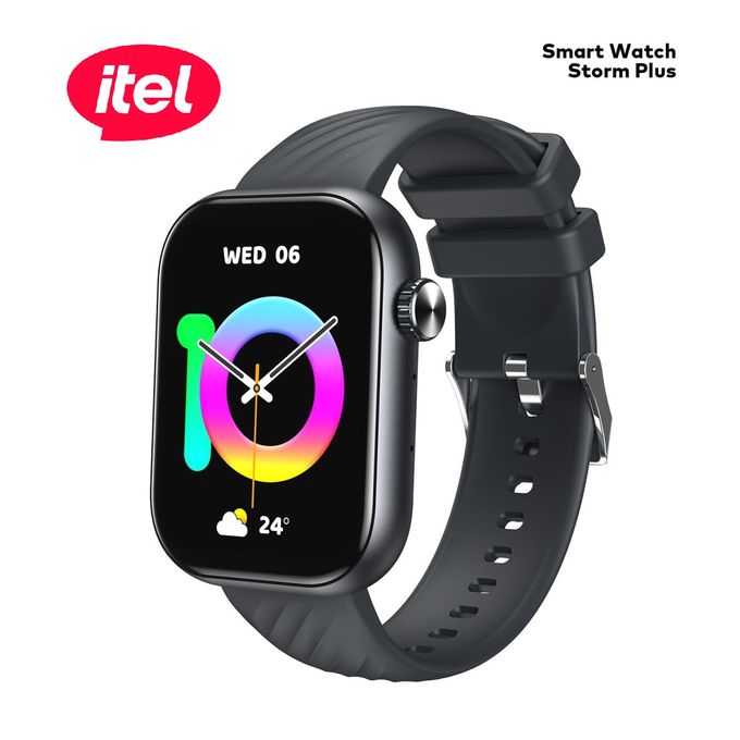 itel 2.01" HD Water Proof ISW-015 Storm Plus Smart Watch - Black itel isw 015 1