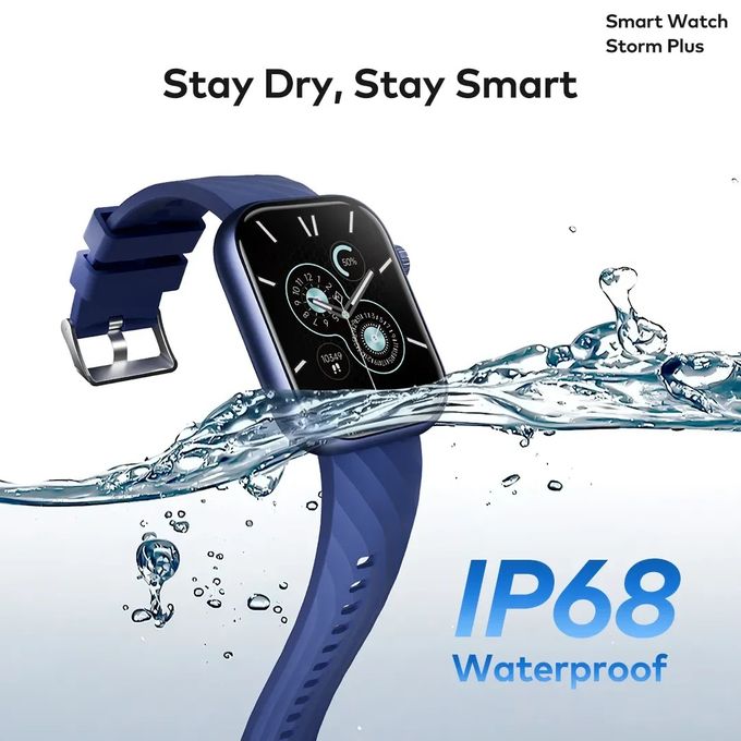 itel 2.01" HD Water Proof ISW-015 Storm Plus Smart Watch - Black itel isw 015 7