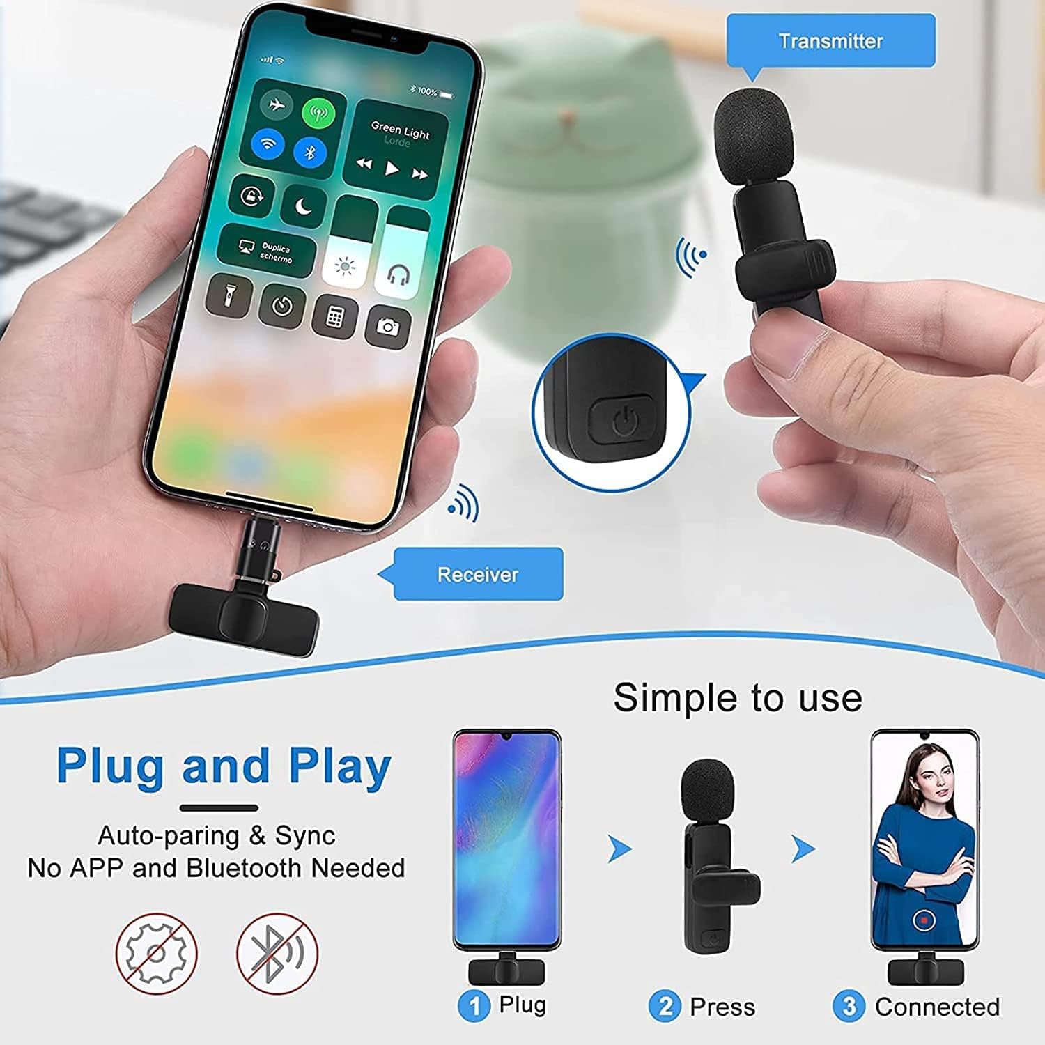 K8 wireless microphone k8 wireless mic 4