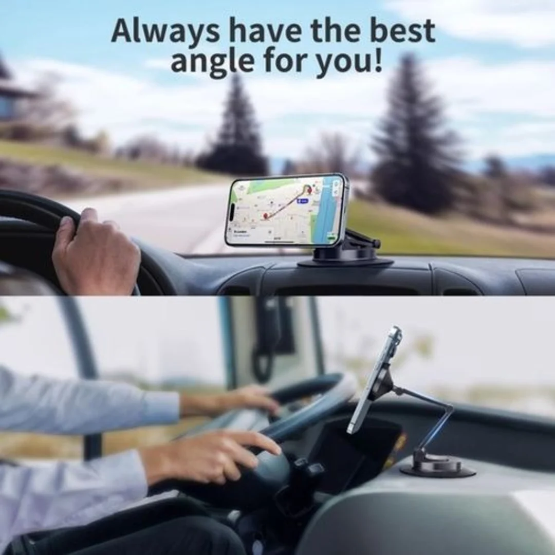 360° Rotating MagSafe Car Phone Holder – Foldable Magnetic Mount magsafe car phone holder 2