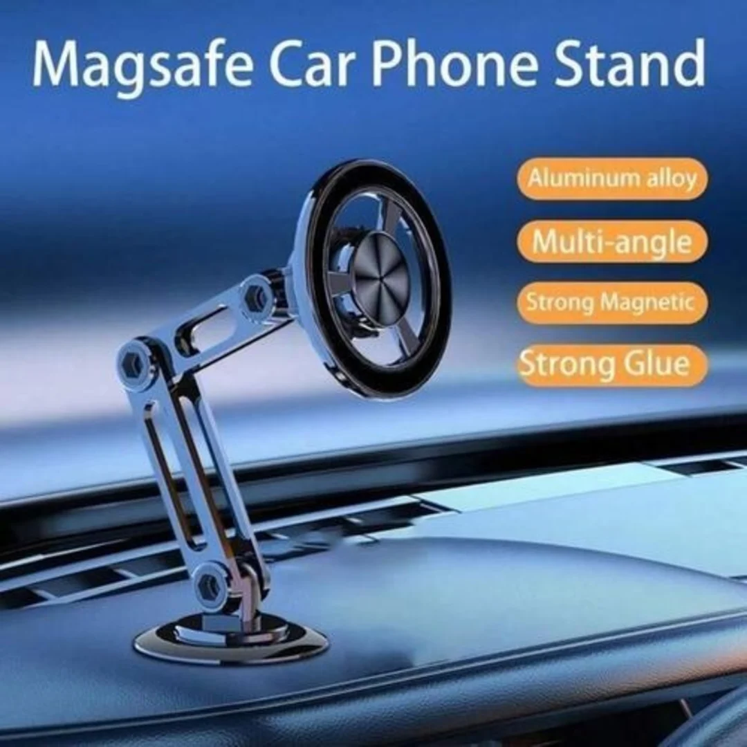 360° Rotating MagSafe Car Phone Holder – Foldable Magnetic Mount magsafe car phone holder 3