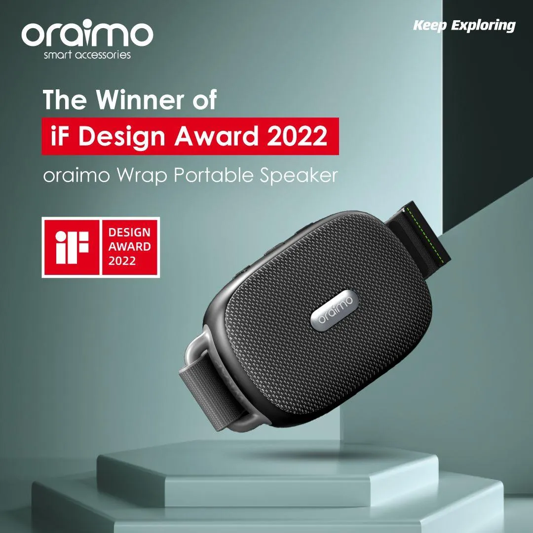 oraimo Wrap 5W FM IP67 Wireless Speaker OBS-40S obs 40s 1