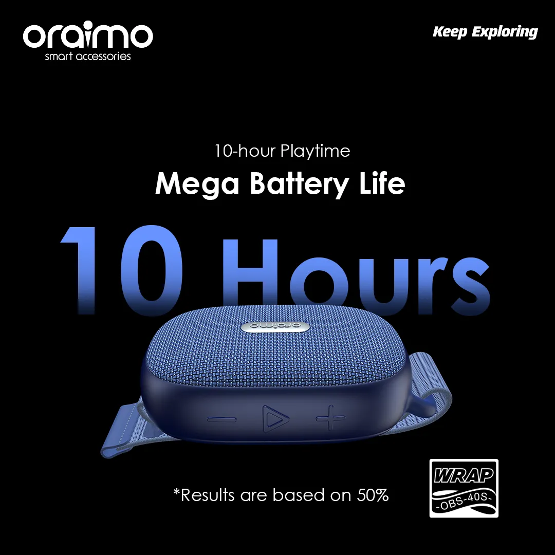 oraimo Wrap 5W FM IP67 Wireless Speaker OBS-40S obs 40s 7