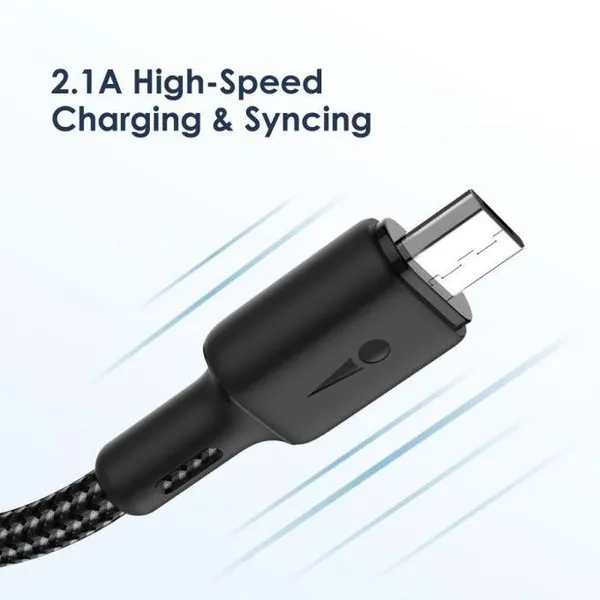 oraimo Braid 1.5M 2.1A Cable Micro-USB OCD-M29N ocd m29n 2