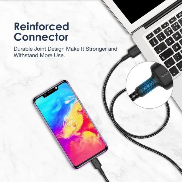 oraimo Braid 1.5M 2.1A Cable Micro-USB OCD-M29N ocd m29n 3