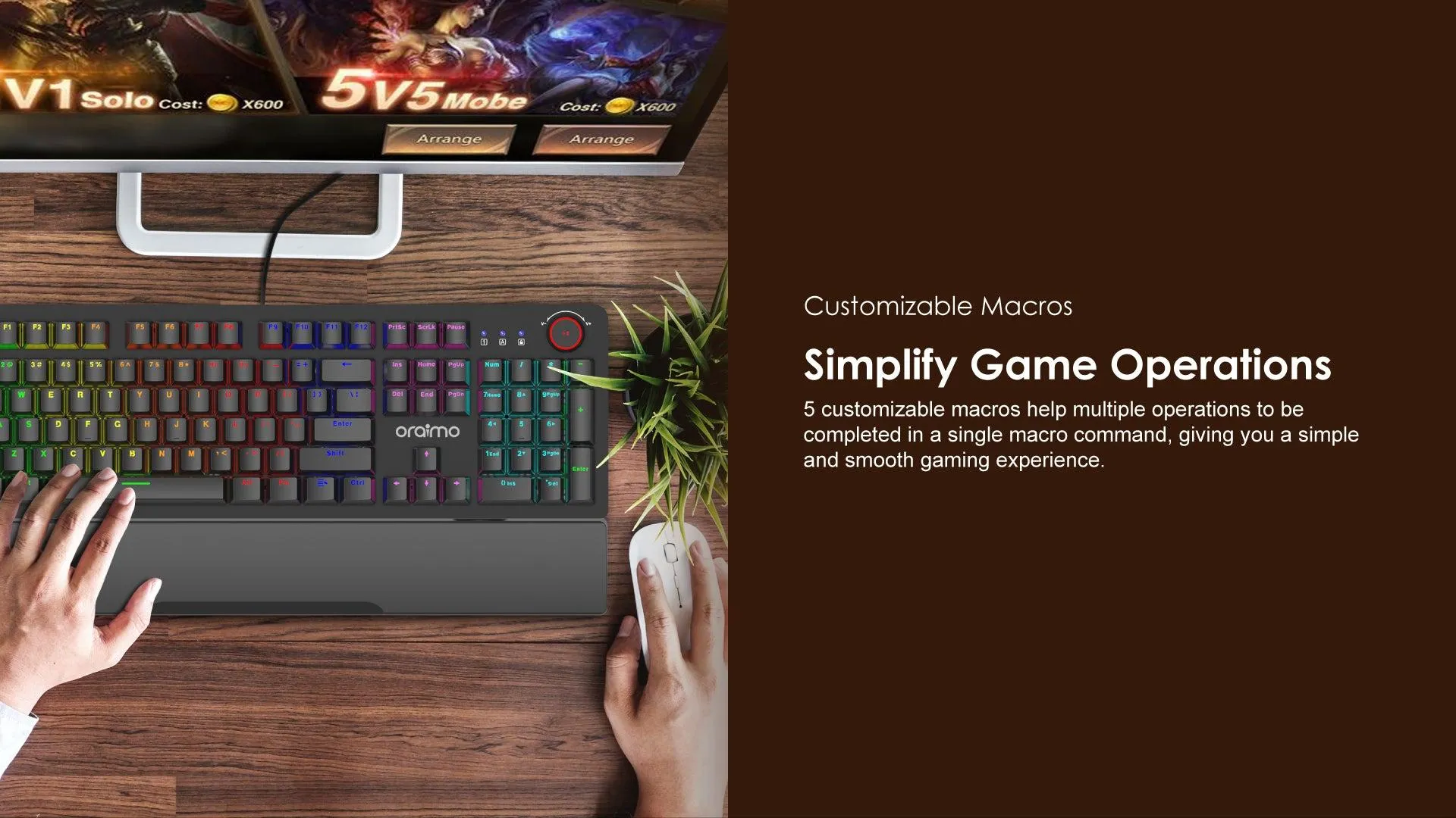 oraimo Hyper Type Wired Mechanical Keyboard OGG-MKD71 ogg mkd71 6