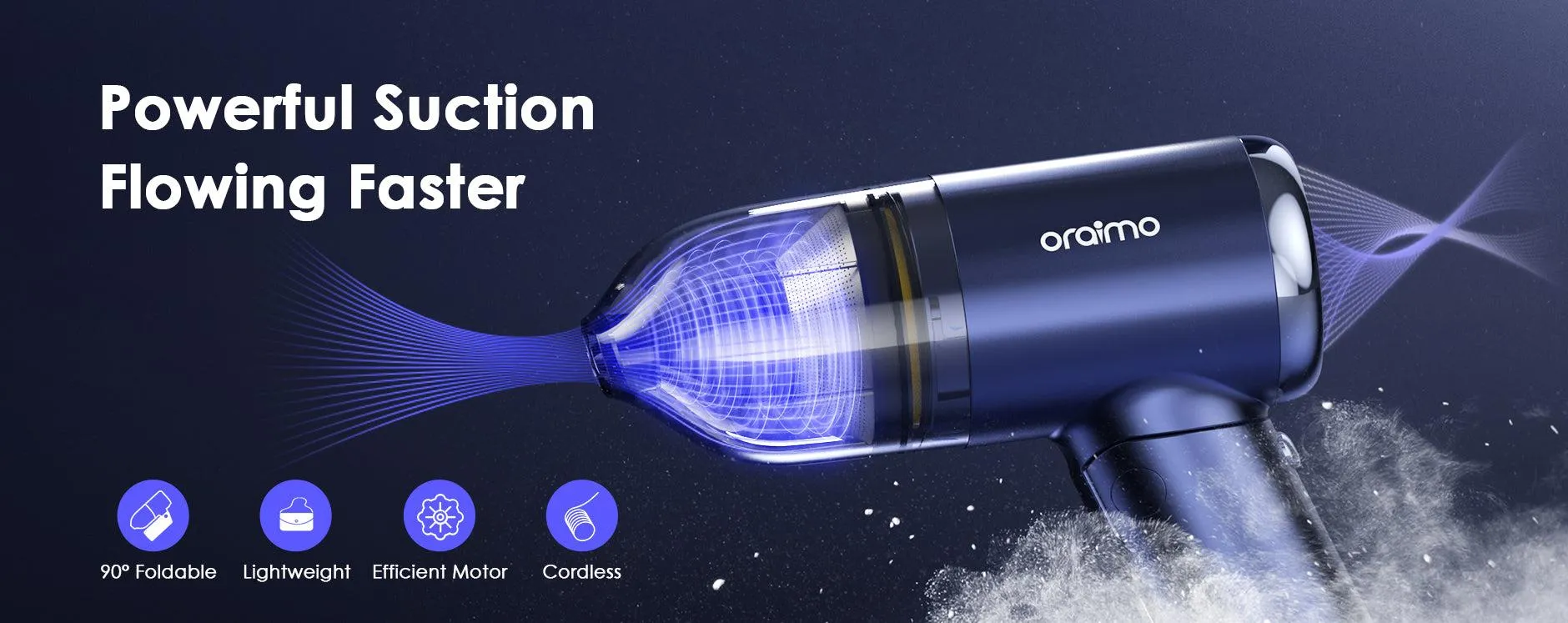 oraimo Smart Cleaner H Mini Handheld Vacuum OHV-102 ohv 102 1
