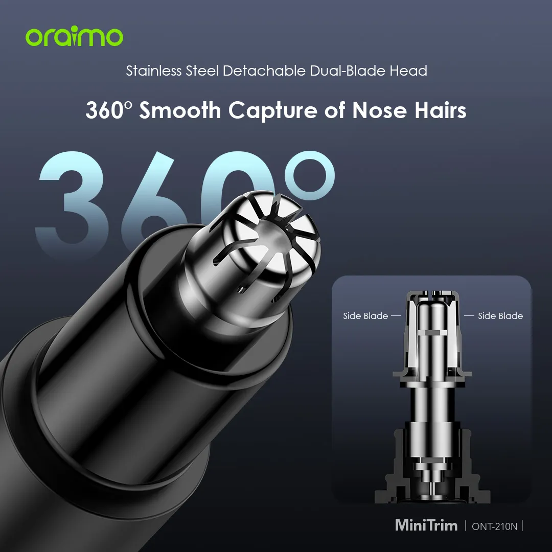 oraimo MiniTrim Nose Ear Hair Trimmer ONT-210N ont 210n 10
