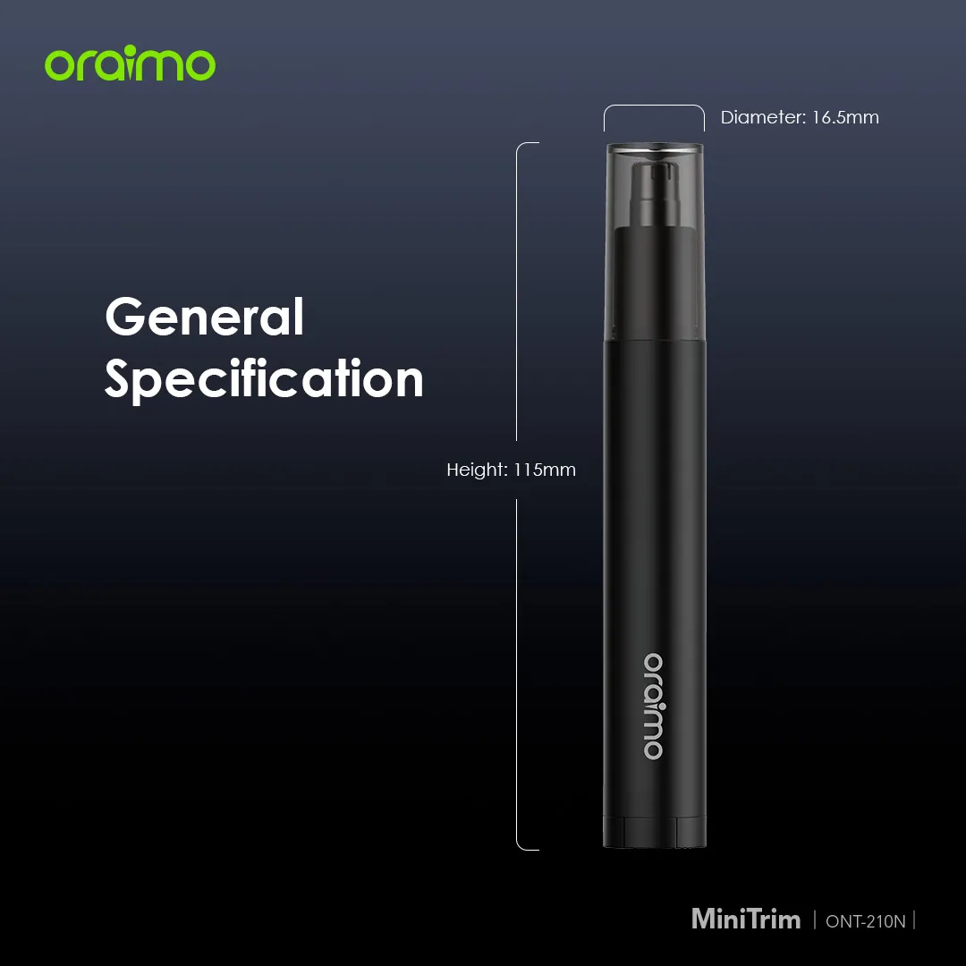 oraimo MiniTrim Nose Ear Hair Trimmer ONT-210N ont 210n 3