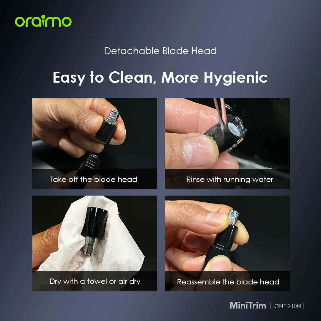 oraimo MiniTrim Nose Ear Hair Trimmer ONT-210N ont 210n 5