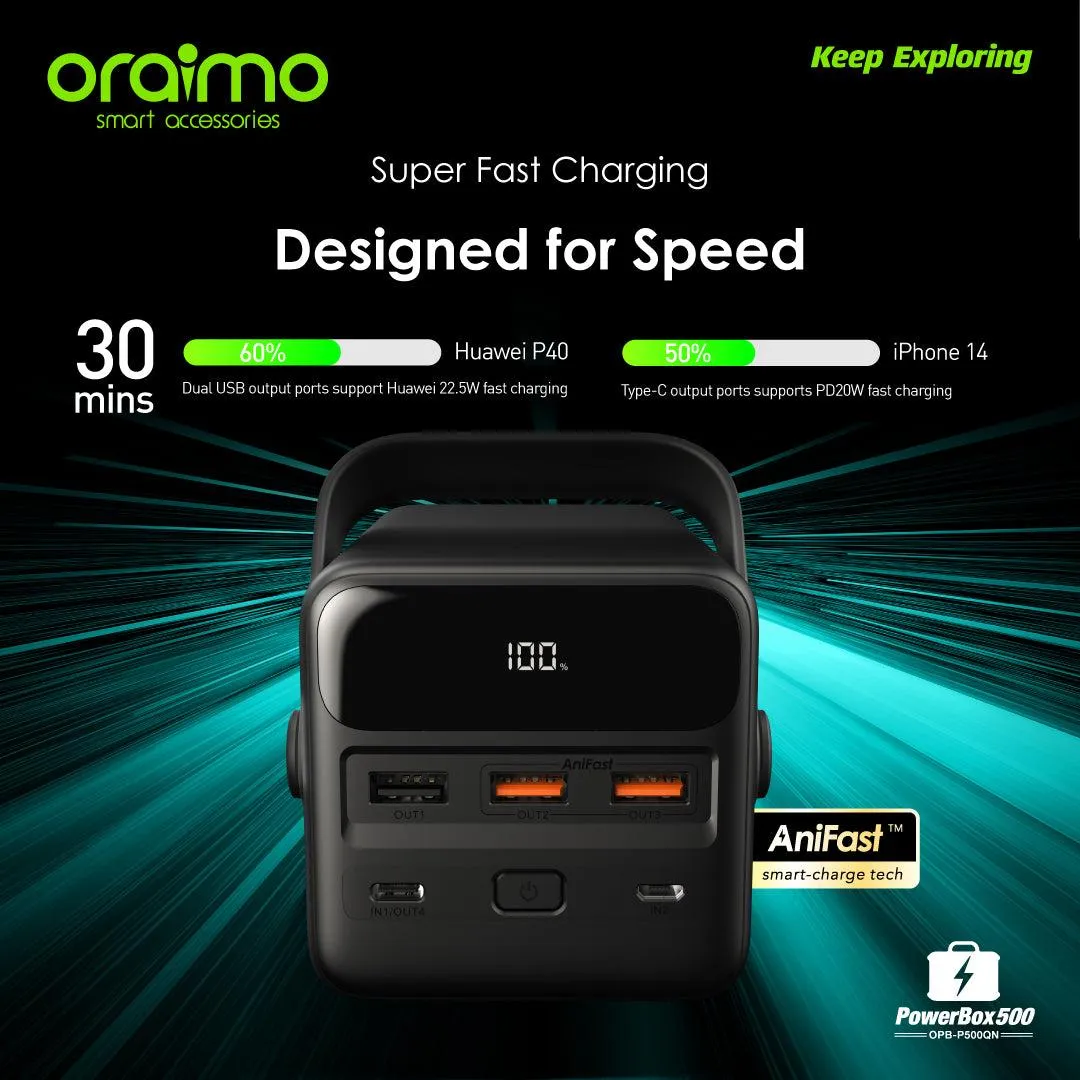 oraimo PowerBox 500 50000mAh 22.5W Power Bank OPB-P500QN opb p500qn 4