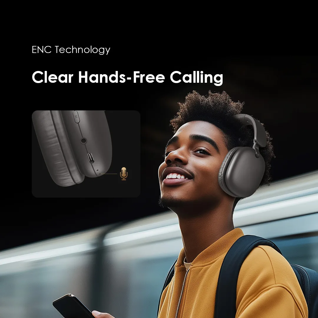 oraimo BoomPop Lite ENC Over-Ear Wireless Headphones OHP-317 oraimo BoomPop Lite ENC Over Ear Wireless Headphones ohp 317 8
