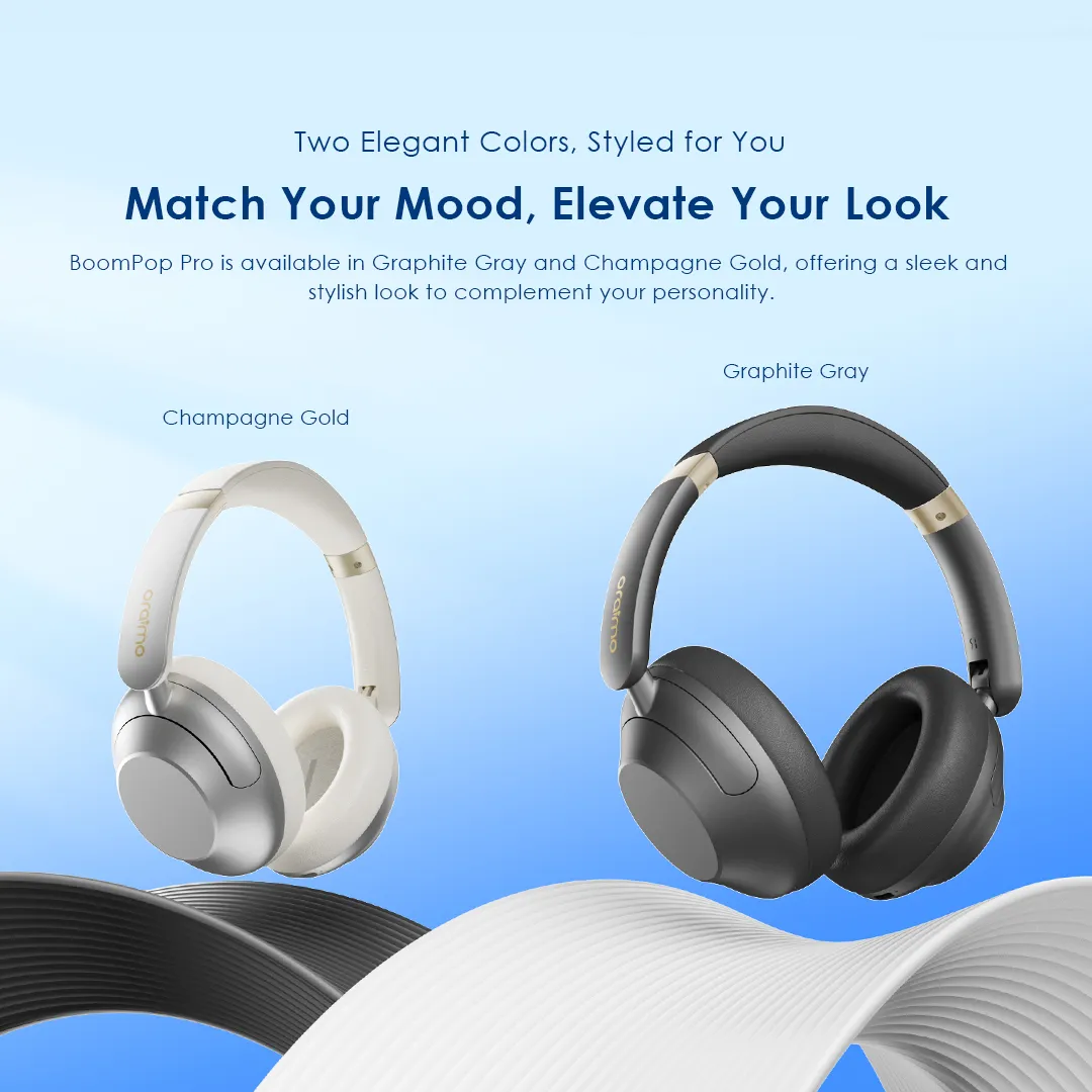 oraimo BoomPop Pro ANC Over-Ear Headphones OHP-917 oraimo BoomPop Pro OHP 917 Two Elegant Colors