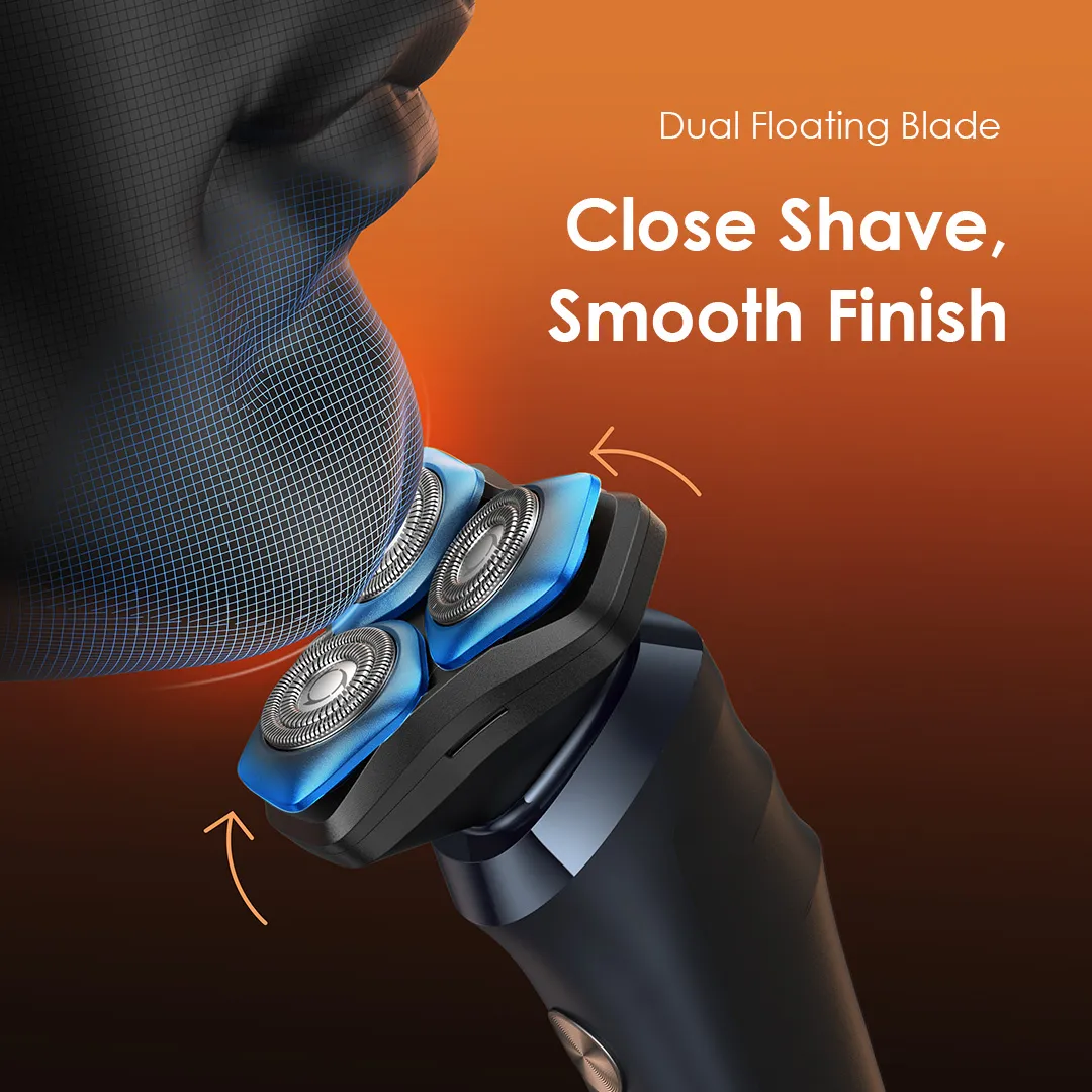 oraimo EasyShave Digital Display Shaver ORS-280 oraimo EasyShave ORS 280 Shaver dual floating blade