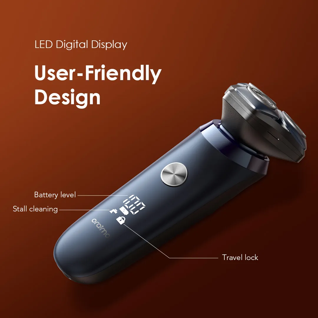 oraimo EasyShave Digital Display Shaver ORS-280 oraimo EasyShave ORS 280 Shaver led digital display