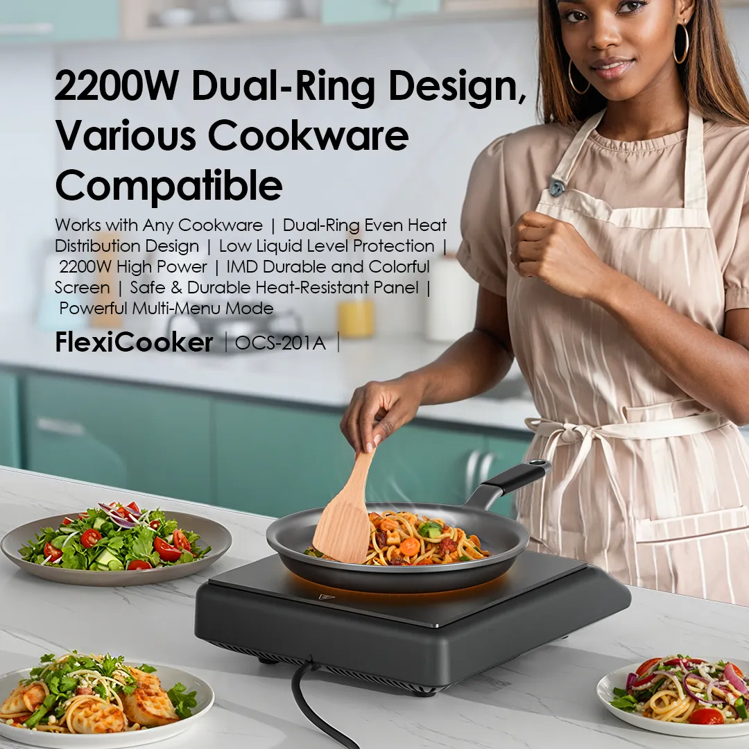 oraimo Flexi Cooker OCS 201A Various Cookware Compatible