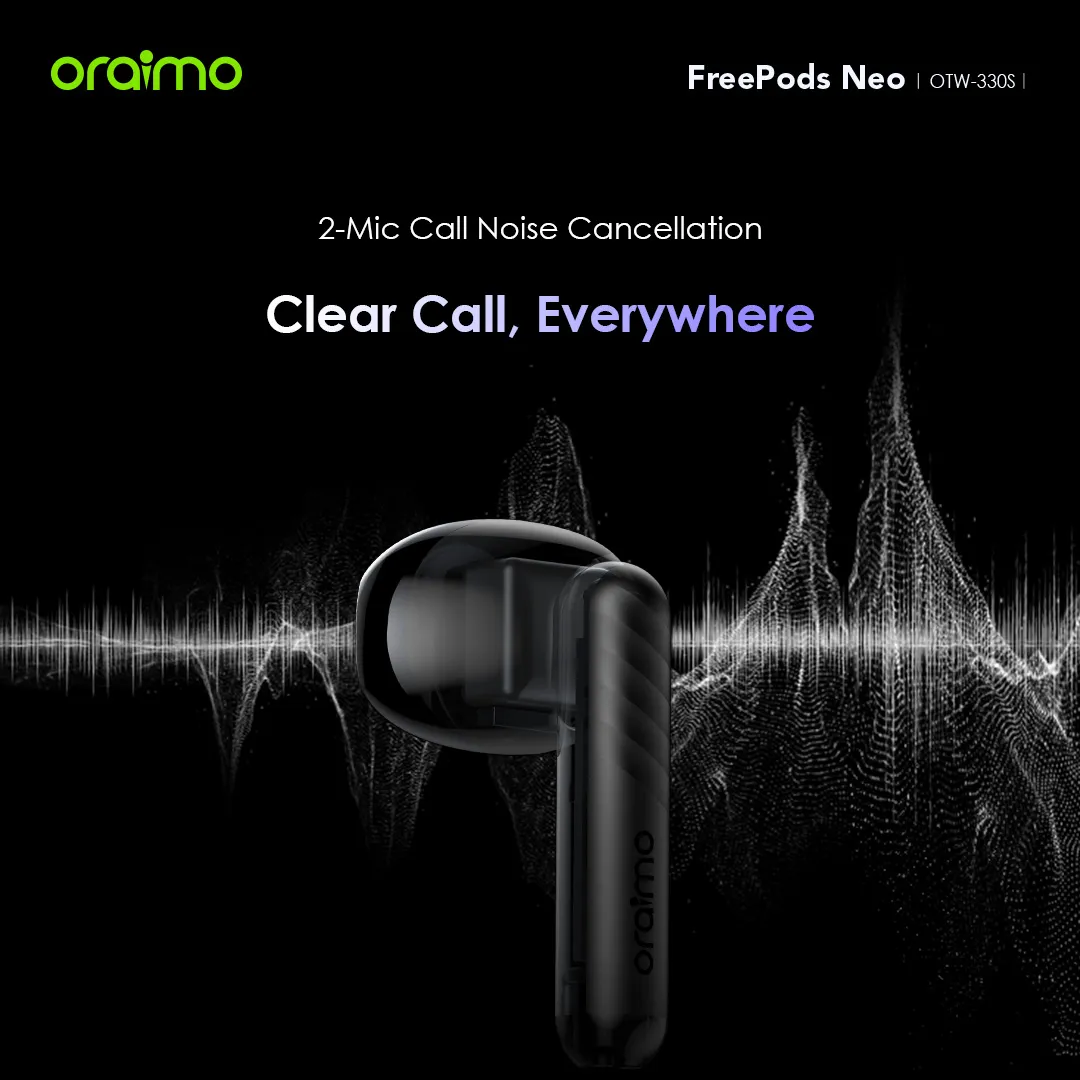 oraimo FreePods Neo Half In Ear True Wireless Earbuds OTW-330S oraimo FreePods Neo Half In Ear True Wireless Earbuds otw 330s 8