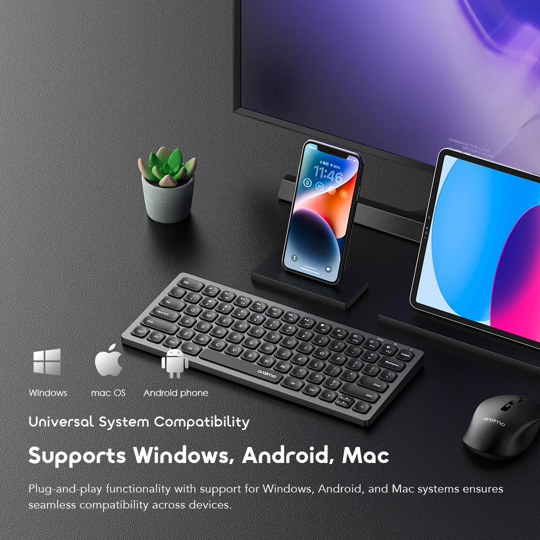 oraimo NimbleType Wireless Keyboard Mouse Kit OF-KK500N oraimo Keyboard Kit NimbleType OF KK500N 5