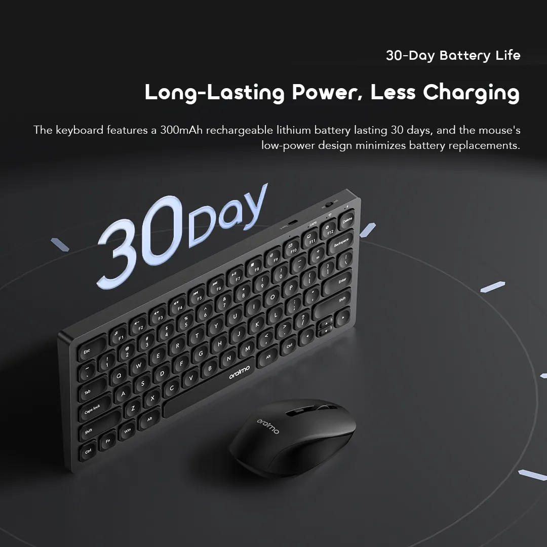 oraimo NimbleType Wireless Keyboard Mouse Kit OF-KK500N oraimo Keyboard Kit NimbleType OF KK500N 6