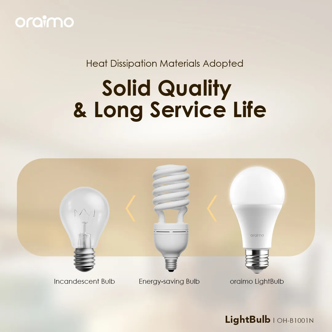 oraimo LightBulb 12pcs 10W LED Light Bulb 4