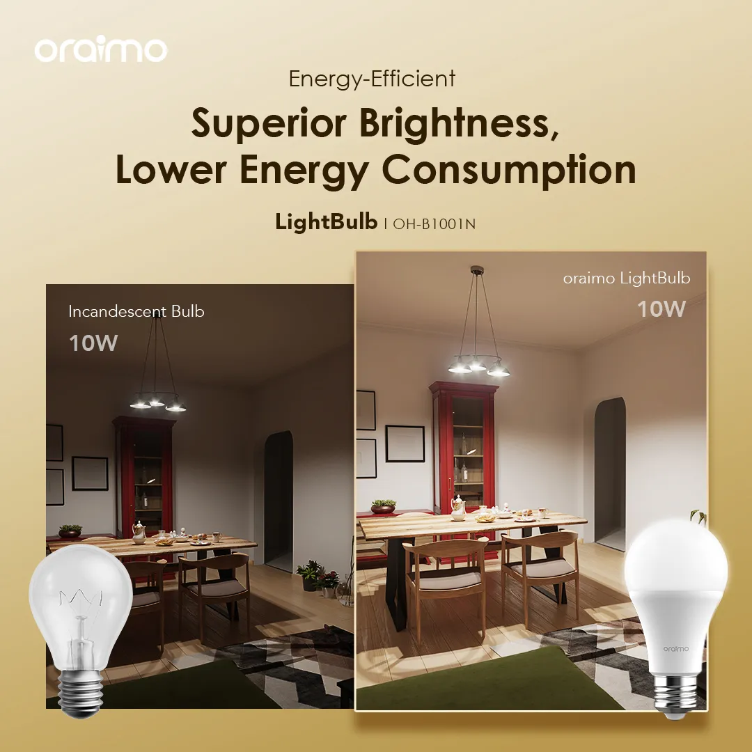 oraimo LightBulb 12pcs 10W LED Light Bulb 5