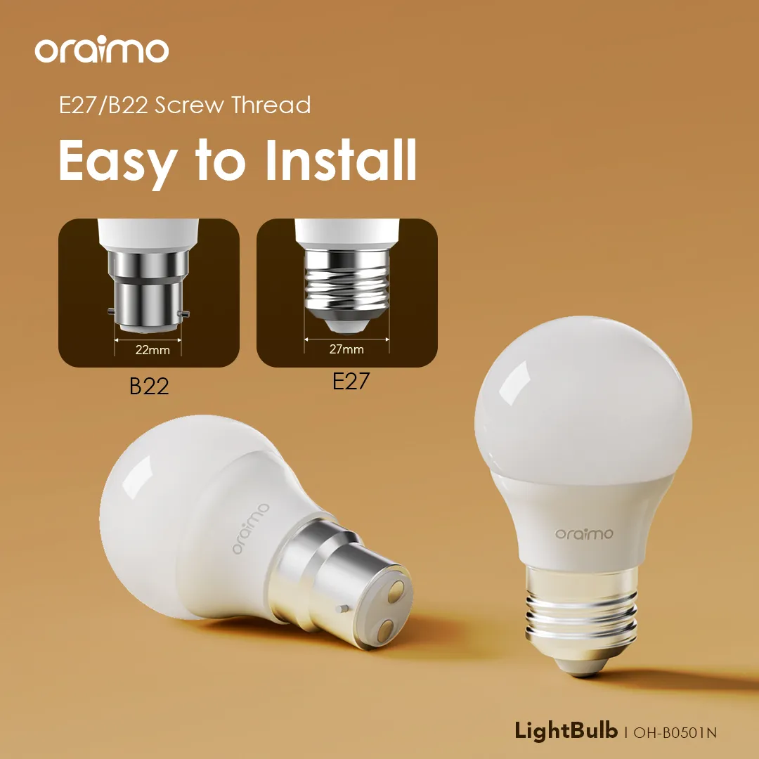 oraimo LightBulb 12pcs 5W LED Light Bulb OH-B0501N oraimo LightBulb 12pcs 5W LED Light Bulb 3