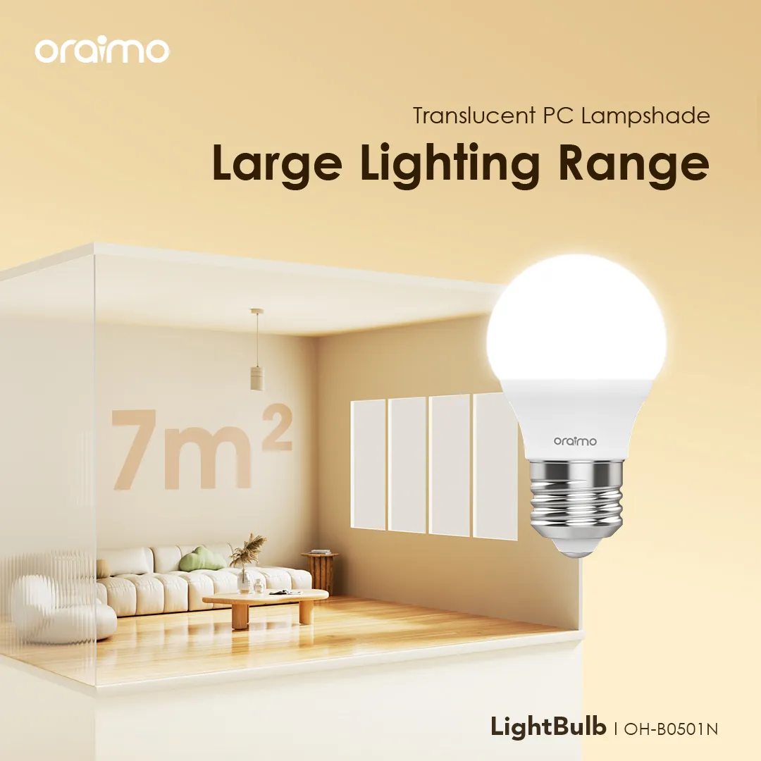 oraimo LightBulb 12pcs 5W LED Light Bulb OH-B0501N oraimo LightBulb 12pcs 5W LED Light Bulb 7