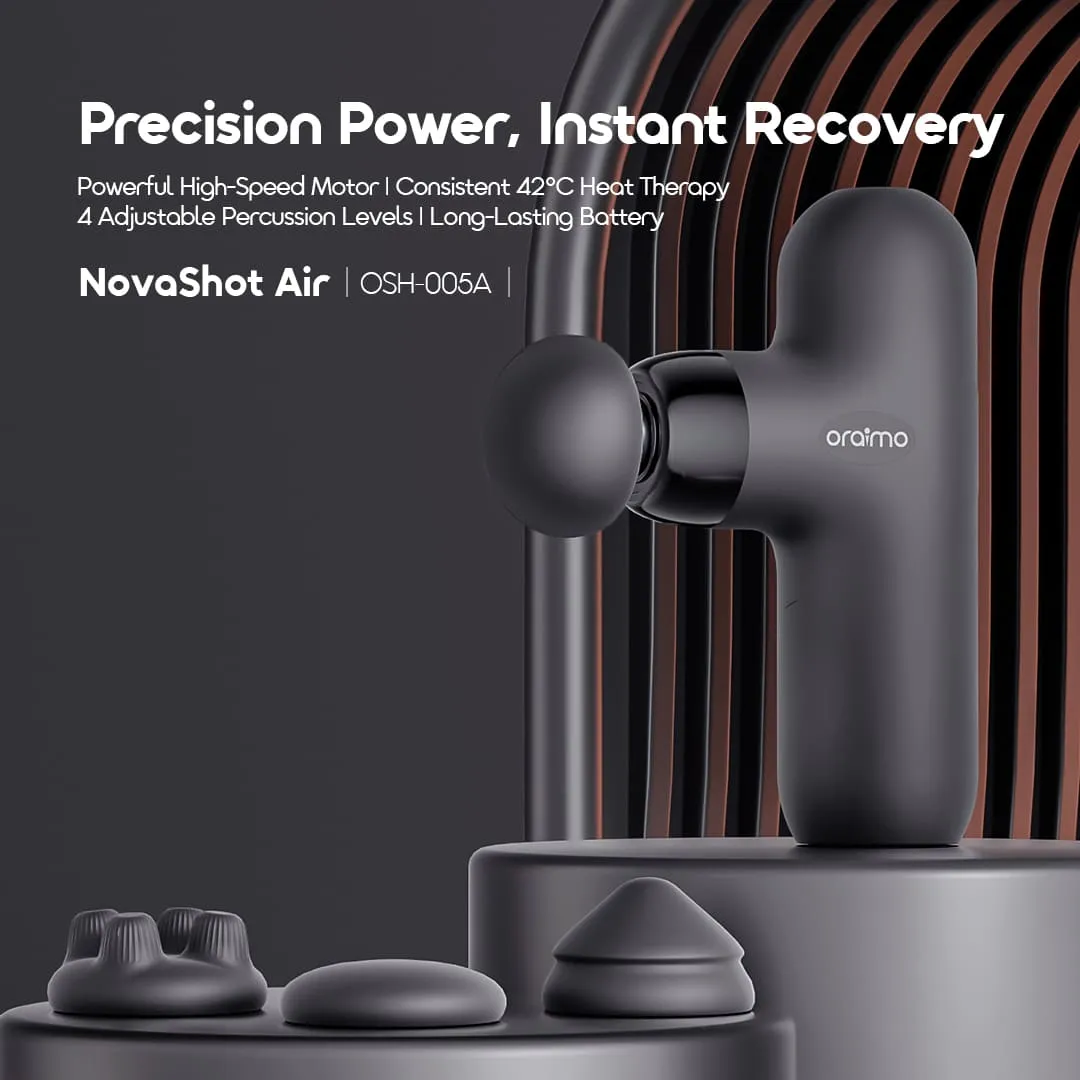 oraimo NovaShot Air Massage Gun Strong Motor OSH-005A oraimo Massage Gun NovaShot Air OSH 005A 1.0