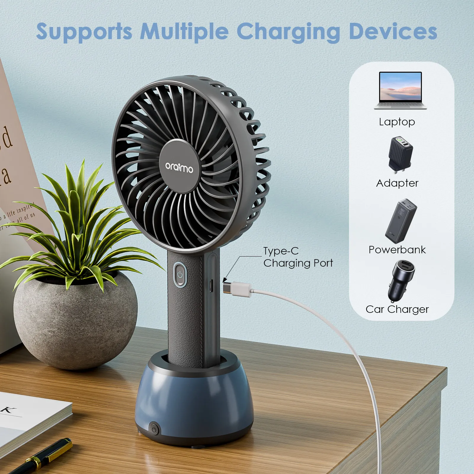 oraimo OHF 201A Smarthandheld fan 5
