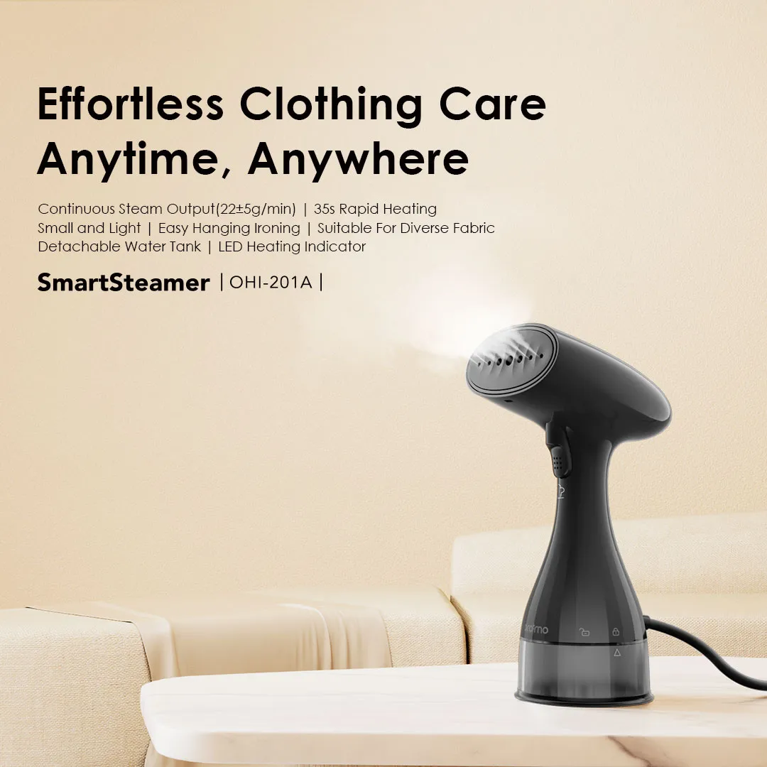 oraimo SmartSteamer 1500W Handheld Garment Steamer OHI-201A oraimo OHI 201A 1