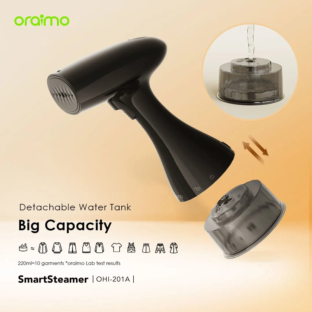 oraimo SmartSteamer 1500W Handheld Garment Steamer OHI-201A oraimo OHI 201A 3